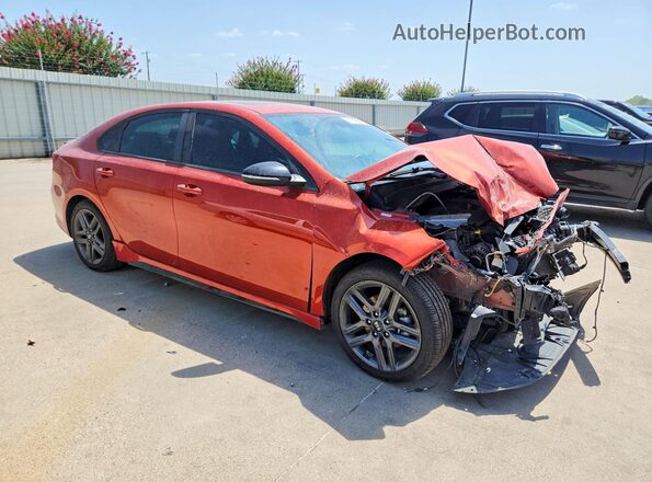 3KPF34AD9LE178737 2020 KIA FORTE Orange Delantero derecho
