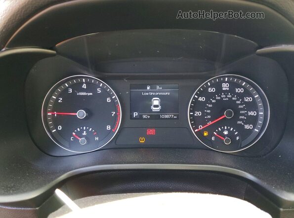 3KPF34AD9LE228147 2020 KIA FORTE Blue Вид щитка приладів