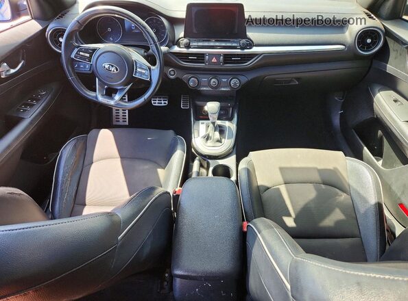 3KPF34AD9LE228147 2020 KIA FORTE Blue Вид панелі приладів