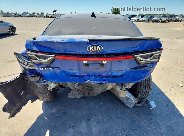 3KPF34AD9LE228147 2020 KIA FORTE Blue Вид ззаду