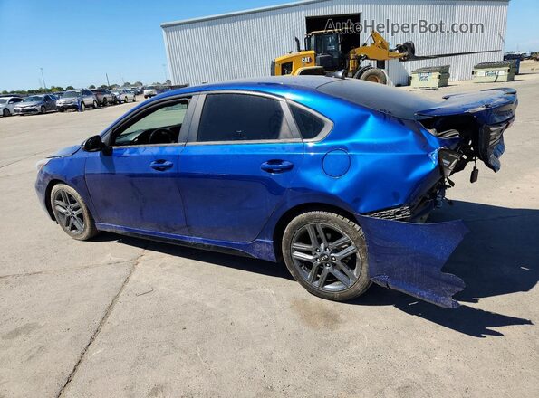 3KPF34AD9LE228147 2020 KIA FORTE Blue Задня ліва чверть