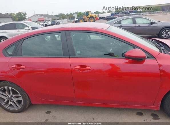 3KPF34ADXKE048223 2019 KIA FORTE Red Սալոնի հետևի տեսք
