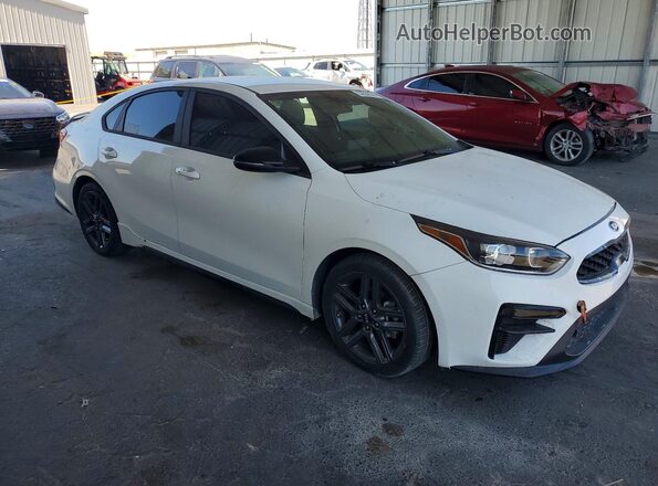 3KPF34ADXME406648 2021 KIA FORTE White Առջևի աջ
