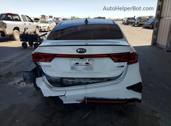 3KPF34ADXME406648 2021 KIA FORTE White Հետևի տեսք