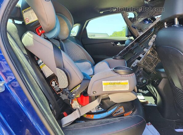 3KPF44AC0ME356699 2021 KIA FORTE Blue Vista de los asientos traseros