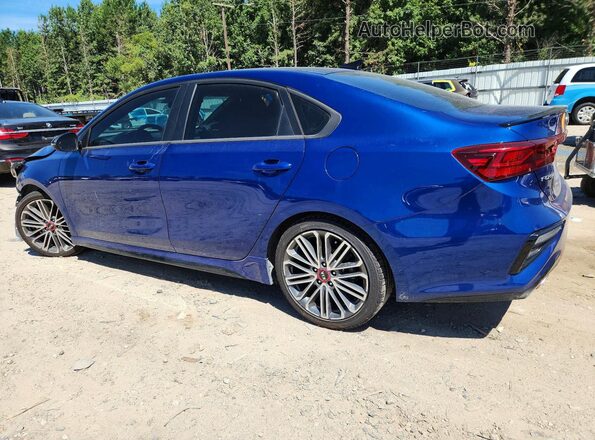 3KPF44AC0ME356699 2021 KIA FORTE Blue Trasero izquierdo