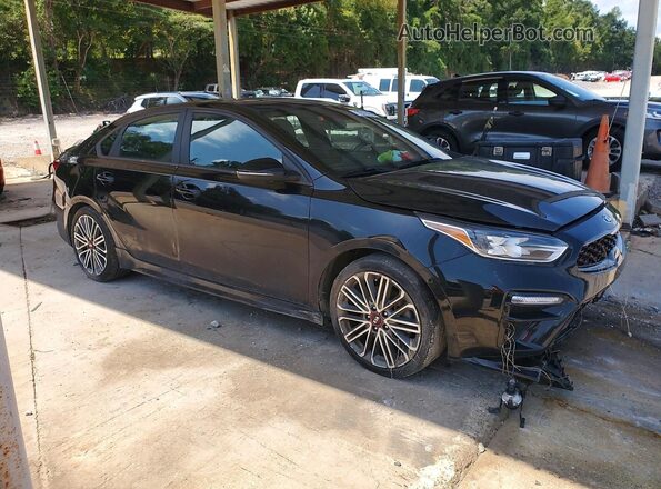 3KPF44AC0ME375432 2021 KIA FORTE Black Delantero derecho