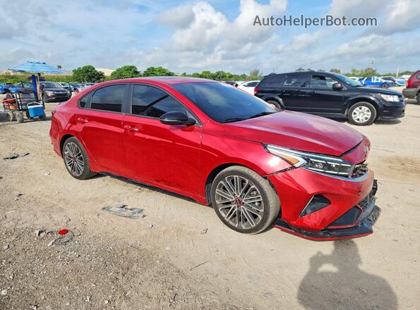 3KPF44AC0RE752056 2024 KIA FORTE Red Przód prawy
