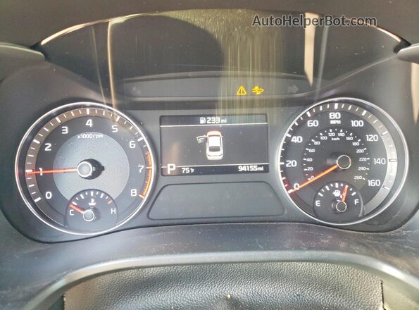 3KPF44AC1ME304921 2021 KIA FORTE White Instrument cluster view