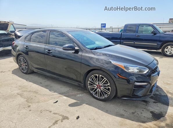 3KPF44AC1ME321976 2021 KIA FORTE Черный Передняя правая четверть