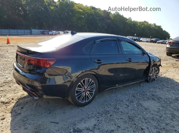 3KPF44AC1NE466629 2022 KIA FORTE Black Tył prawy