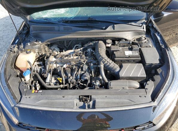 3KPF44AC1NE466629 2022 KIA FORTE Black Widok wnętrza z tyłu