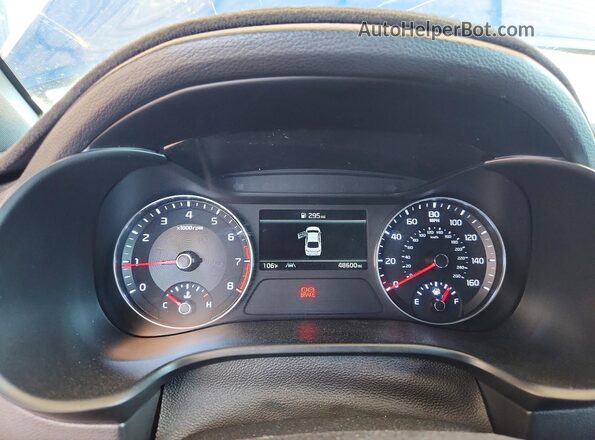 3KPF44AC1PE618735 2023 KIA FORTE Blue ხელსაწყოთა პანელის ხედი