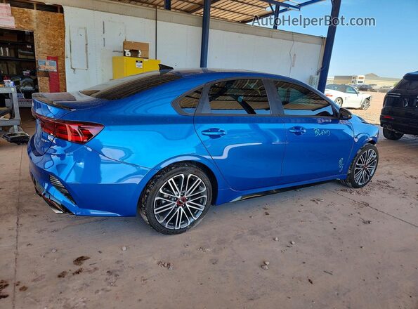 3KPF44AC1PE618735 2023 KIA FORTE Blue უკანა მარჯვენა