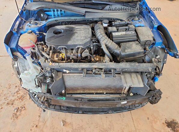 3KPF44AC1PE618735 2023 KIA FORTE Blue უკანა სალონის ხედი