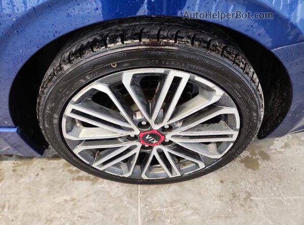 3KPF44AC2ME313837 2021 KIA FORTE Blue Widok wnętrza 360 stopni
