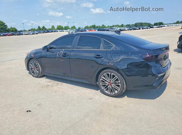 3KPF44AC2ME354243 2021 KIA FORTE Black Rear left