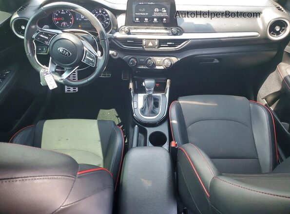 3KPF44AC2ME354243 2021 KIA FORTE Black Dashboard view
