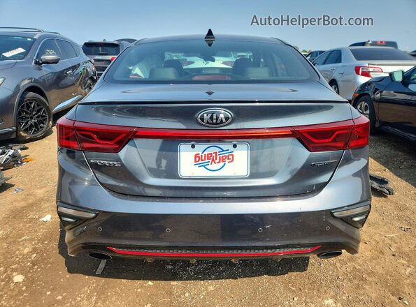 3KPF44AC2ME394645 2021 KIA FORTE Gray უკანა ხედი