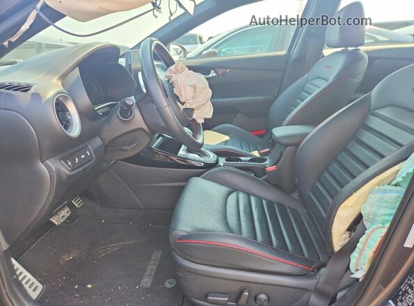 3KPF44AC2ME394645 2021 KIA FORTE Gray წინა სალონის ხედი