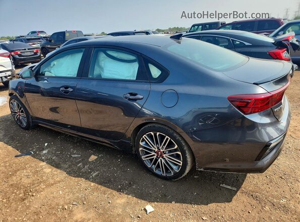 3KPF44AC2ME394645 2021 KIA FORTE Gray უკანა მარცხენა
