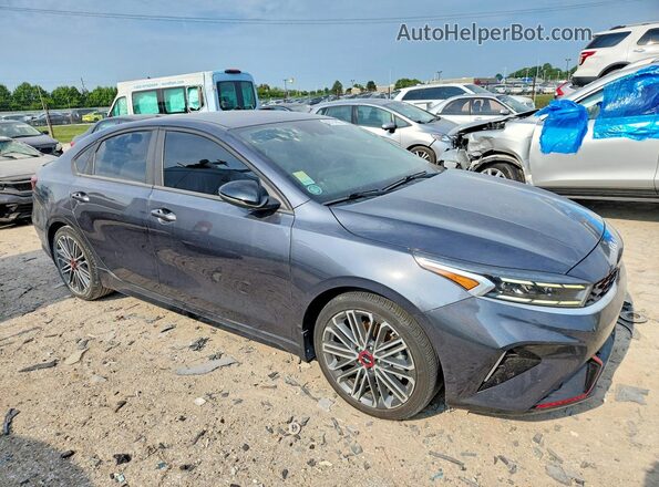 3KPF44AC2NE484055 2022 KIA FORTE Серый Передняя правая четверть