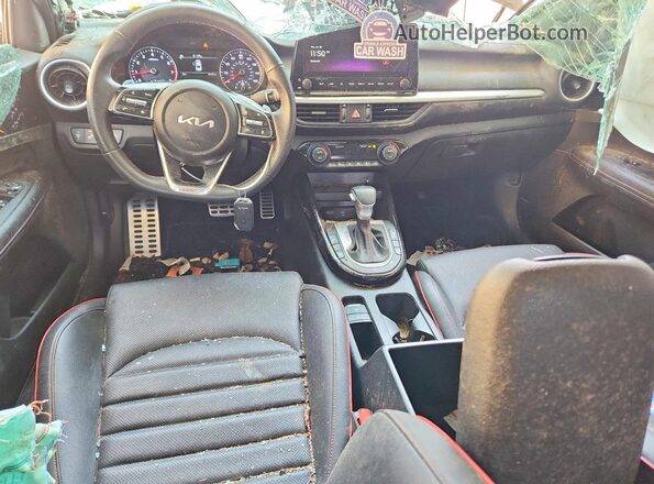 3KPF44AC2NE502540 2022 KIA FORTE Black წინა პანელის ხედი
