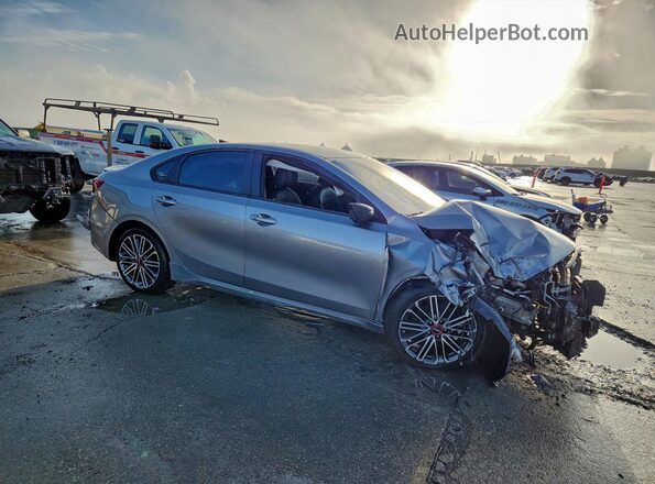 3KPF44AC2PE589567 2023 KIA FORTE Серебряный Передняя правая четверть