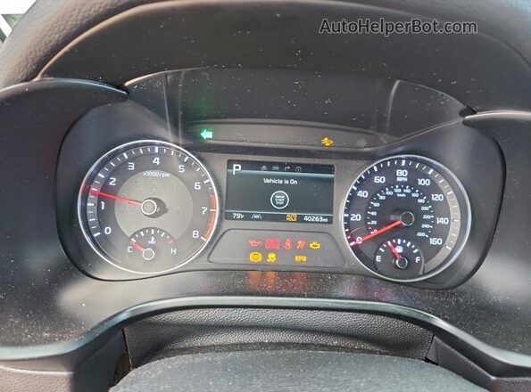 3KPF44AC2PE589567 2023 KIA FORTE Серебряный Вид щитка приборов