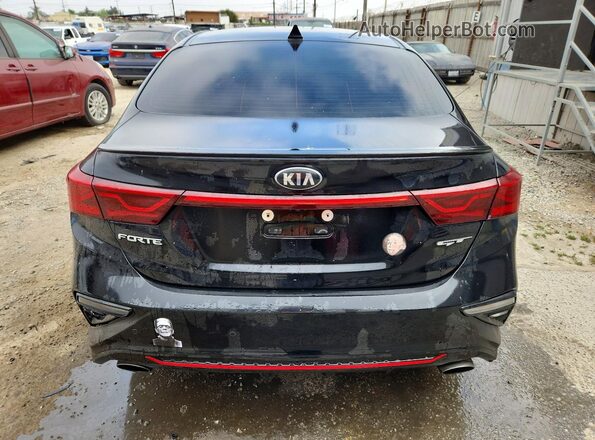 3KPF44AC3ME354008 2021 KIA FORTE Черный Вид сзади