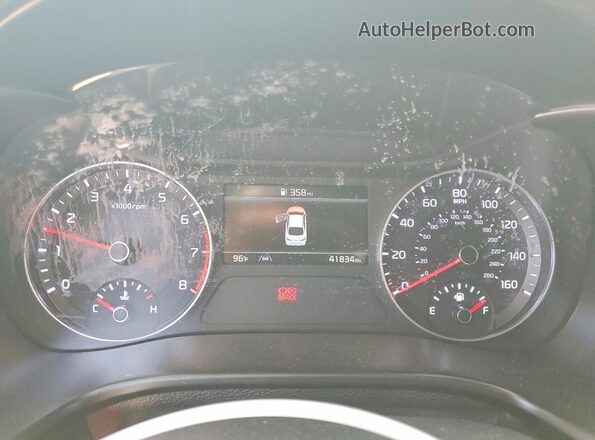 3KPF44AC4PE527197 2023 KIA FORTE White Вид щитка приладів