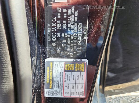 3KPF44AC4PE679609 2023 KIA FORTE Black Vista de la etiqueta del VIN