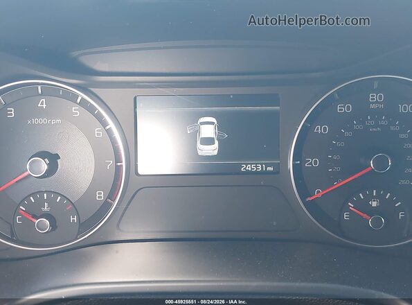 3KPF44AC4RE783889 2024 KIA FORTE White უკანა სავარძლების ხედი
