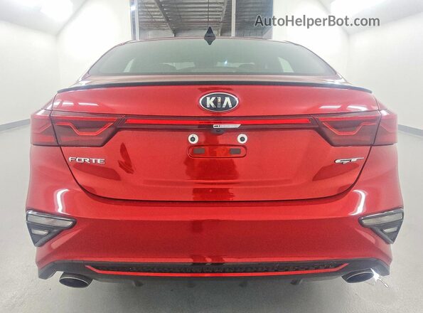3KPF44AC5ME415097 2021 KIA FORTE Red Вид щитка приладів