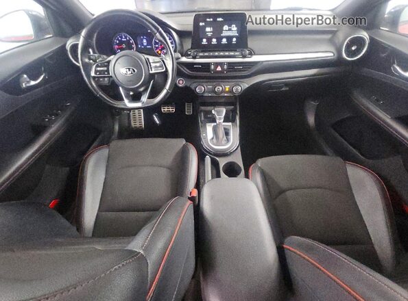 3KPF44AC5ME415097 2021 KIA FORTE Red Вид наклейки з VIN-кодом