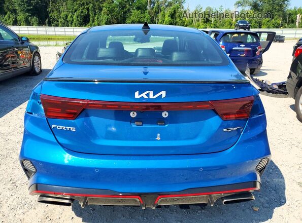 3KPF44AC5NE430166 2022 KIA FORTE Blue Հետևի տեսք