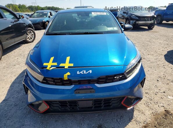 3KPF44AC5NE430166 2022 KIA FORTE Blue Դիմացի տեսք