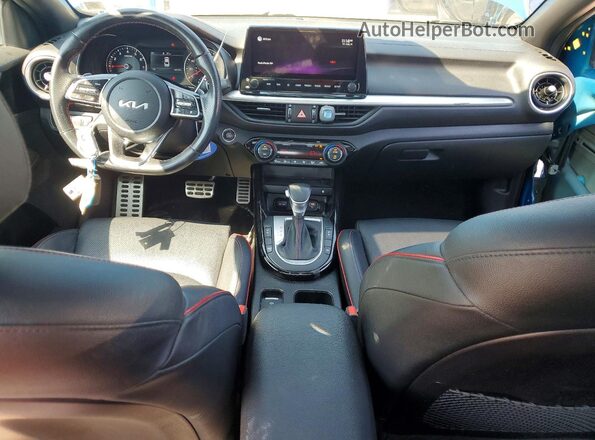 3KPF44AC5NE430166 2022 KIA FORTE Blue Առջևի վահանակի տեսք