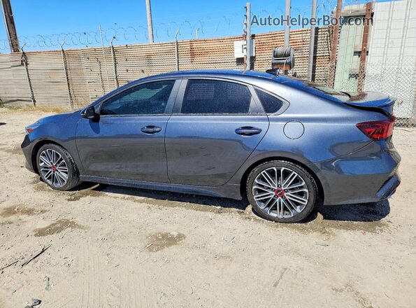 3KPF44AC5NE493249 2022 KIA FORTE Gray Rear left