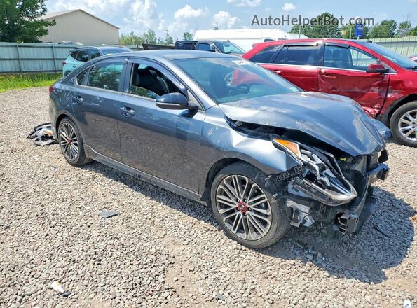 3KPF44AC6ME286562 2021 KIA FORTE Charcoal Առջևի աջ
