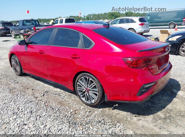 3KPF44AC6ME294774 2021 KIA FORTE Maroon Tył lewy