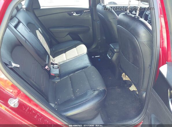 3KPF44AC6ME294774 2021 KIA FORTE Maroon Widok naklejki z numerem VIN