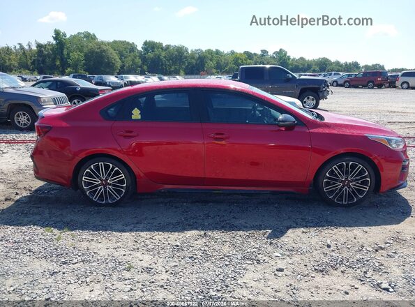 3KPF44AC6ME294774 2021 KIA FORTE Maroon Widok wnętrza z tyłu