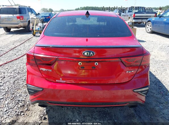 3KPF44AC6ME294774 2021 KIA FORTE Maroon 