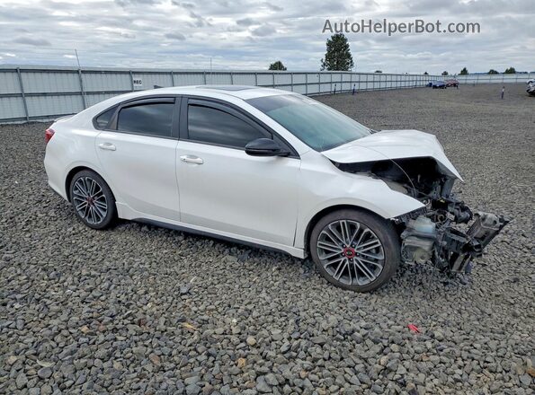 3KPF44AC7ME376867 2021 KIA FORTE White Przód prawy