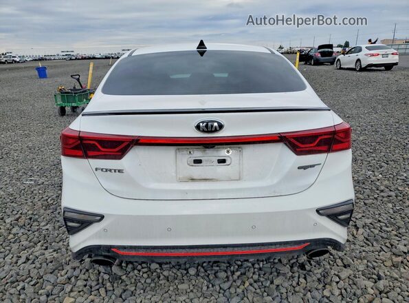 3KPF44AC7ME376867 2021 KIA FORTE White Widok z tyłu