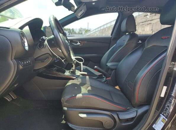 3KPF44AC8LE172531 2020 KIA FORTE Black Widok wnętrza z przodu