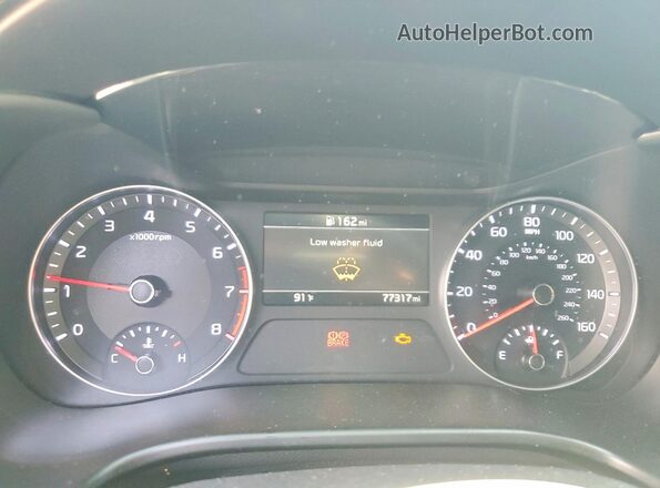 3KPF44AC8LE172531 2020 KIA FORTE Black Widok zestawu wskaźników