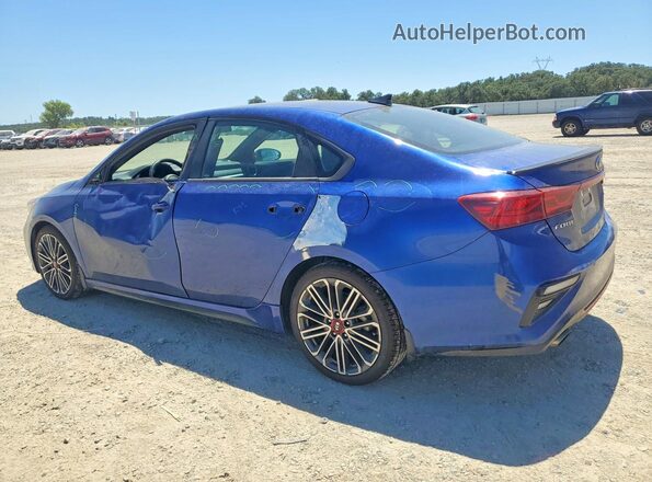 3KPF44AC8LE253710 2020 KIA FORTE Blue Rear left