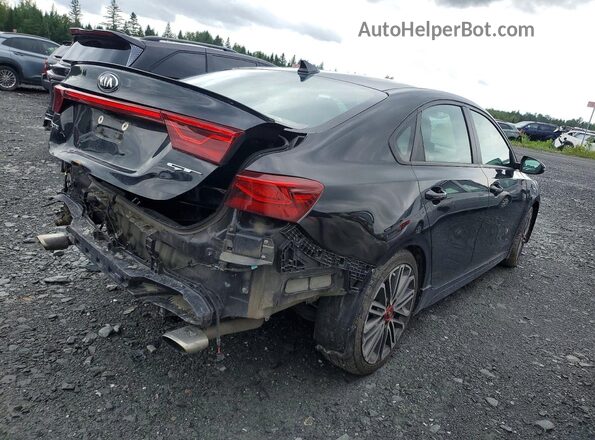 3KPF44AC8ME299149 2021 KIA FORTE Черный Задняя правая четверть